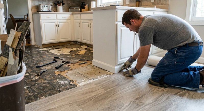 Linoleum Floor Installation in Langley, WA