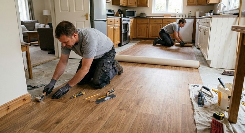 Linoleum Flooring Replacement in Snohomish County, WA