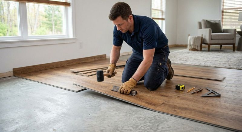 Luxury Vinyl Tile Installation in Kingston, WA