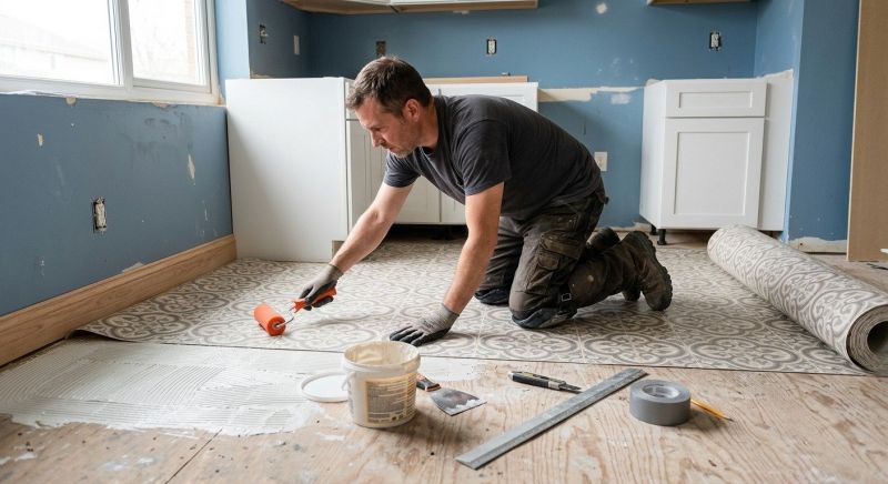 Sheet Linoleum Installation in Lake Stevens, WA