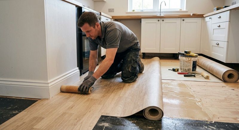Sheet Linoleum Installation in Snohomish, WA
